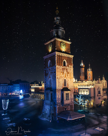 Kraków nocą