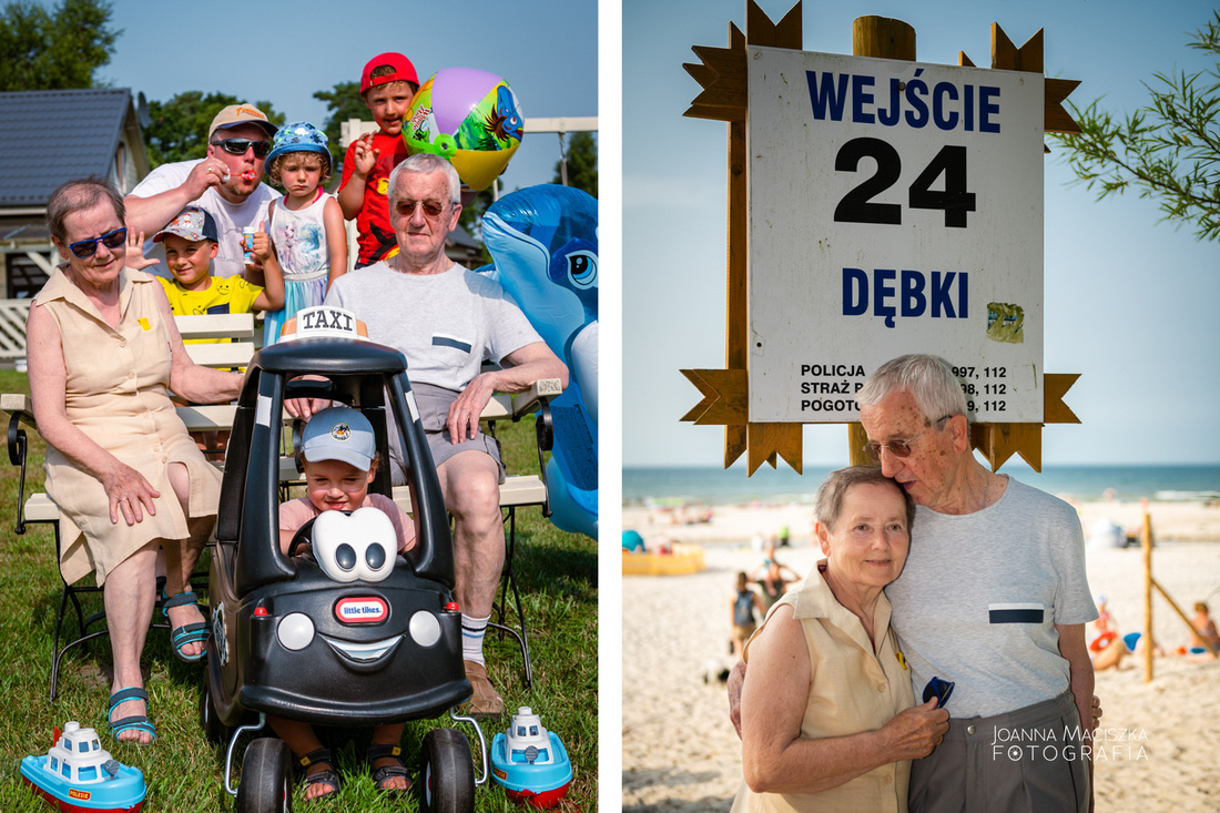 Sesja zdjęciowa z wnukami dla dziadków