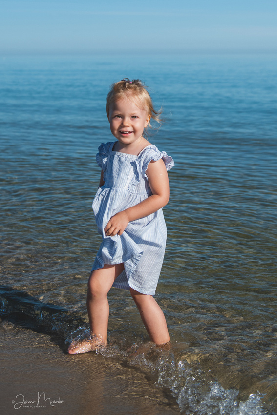 Sesja rodzinna na plaży w Dębkach