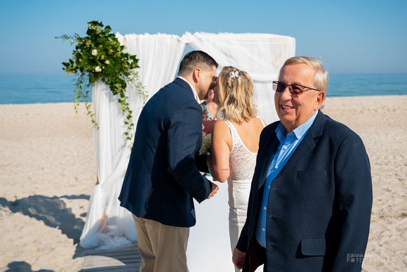 ślub w plenerze nad morzem w Juracie w hotelu Bryza
