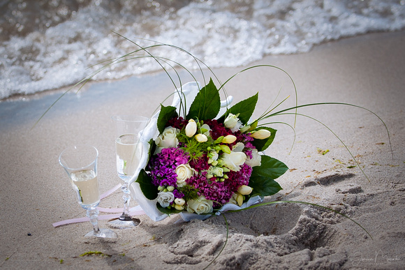 sesja poślubna na plaży na Helu