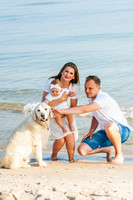 ❤️ Rodzinna sesja zdjęciowa z dzidziusiem na plaży w Dębkach