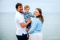 Rodzinna sesja zdjęciowa na plaży we Władysławowie