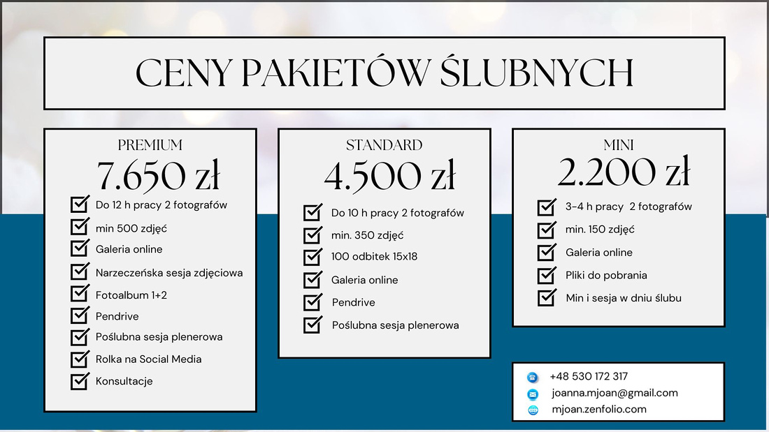 Cena za fotografa slubnego 2025/2026 pomorskie