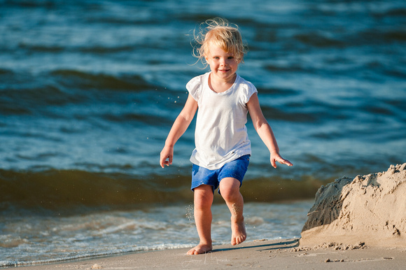 Sesja rodzinna na plaży w Dębkach