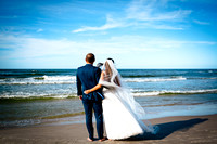sesje ślubne w plenerze, sesje ślubne nad morzem, fotograf ślubny z pasją