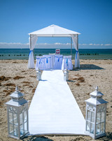 ślub  w plenerze na Helu na plaży