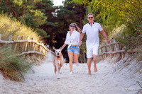 romantyczna sesja zdjęciowa dla par na plaży w Dębkach