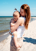 ❤️Sesja rodzinna na plaży Natalia i Dominik z dziewczynkami