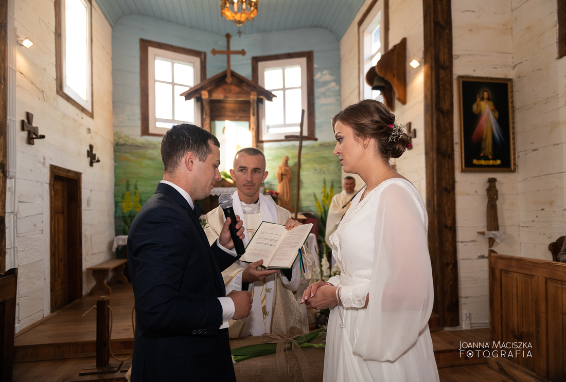Ceremonia ślubna w Ziołowym Zakątku na Podlasiu