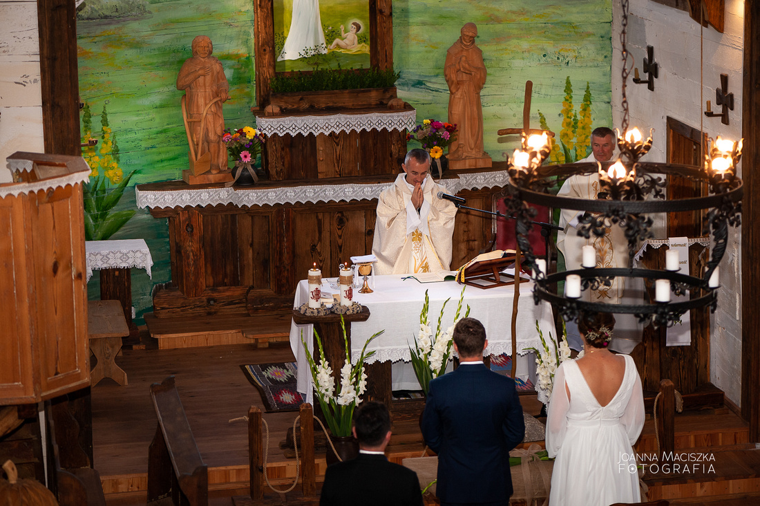 Ceremonia ślubna w Ziołowym Zakątku na Podlasiu