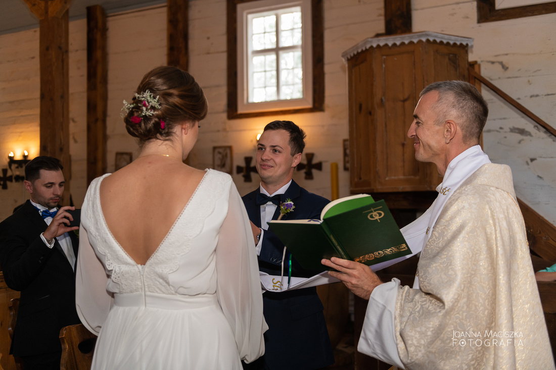 Ceremonia ślubna w Ziołowym Zakątku na Podlasiu