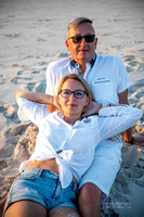 romantyczna sesja zdjęciowa dla par na plaży w Dębkach